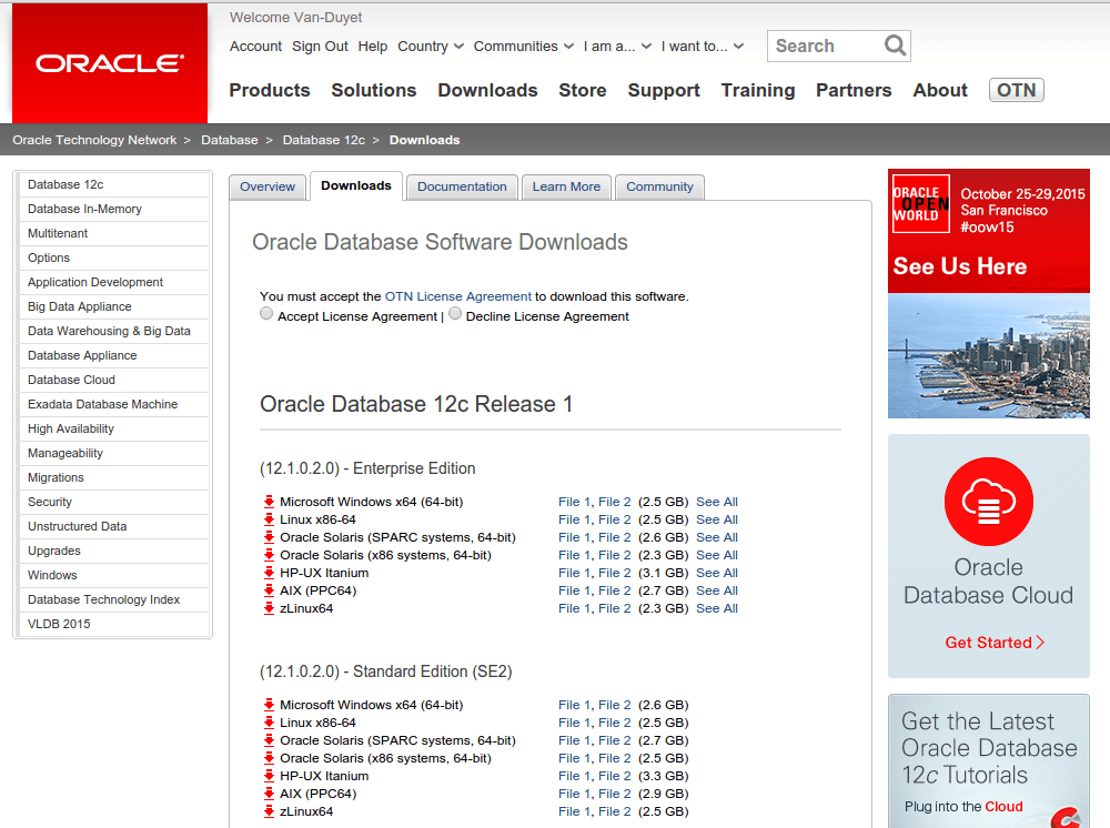 How to Install Oracle 12c on Ubuntu 15.04